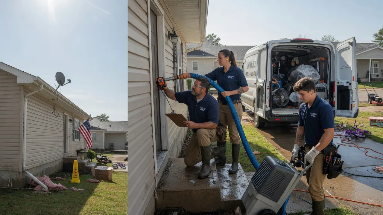 Ceiling Water Damage Restoration in Wickes, AR near me